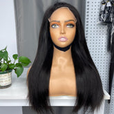 Vietnamese Raw Custom Closure HD Wig #1B 6x6 7x7